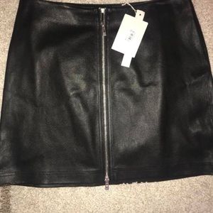 Avec les filles leather skirt brand new